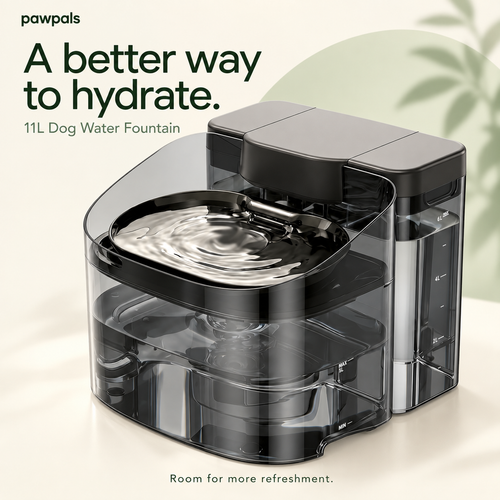 PawPals 11L Extra-Large Dog Water Fountain